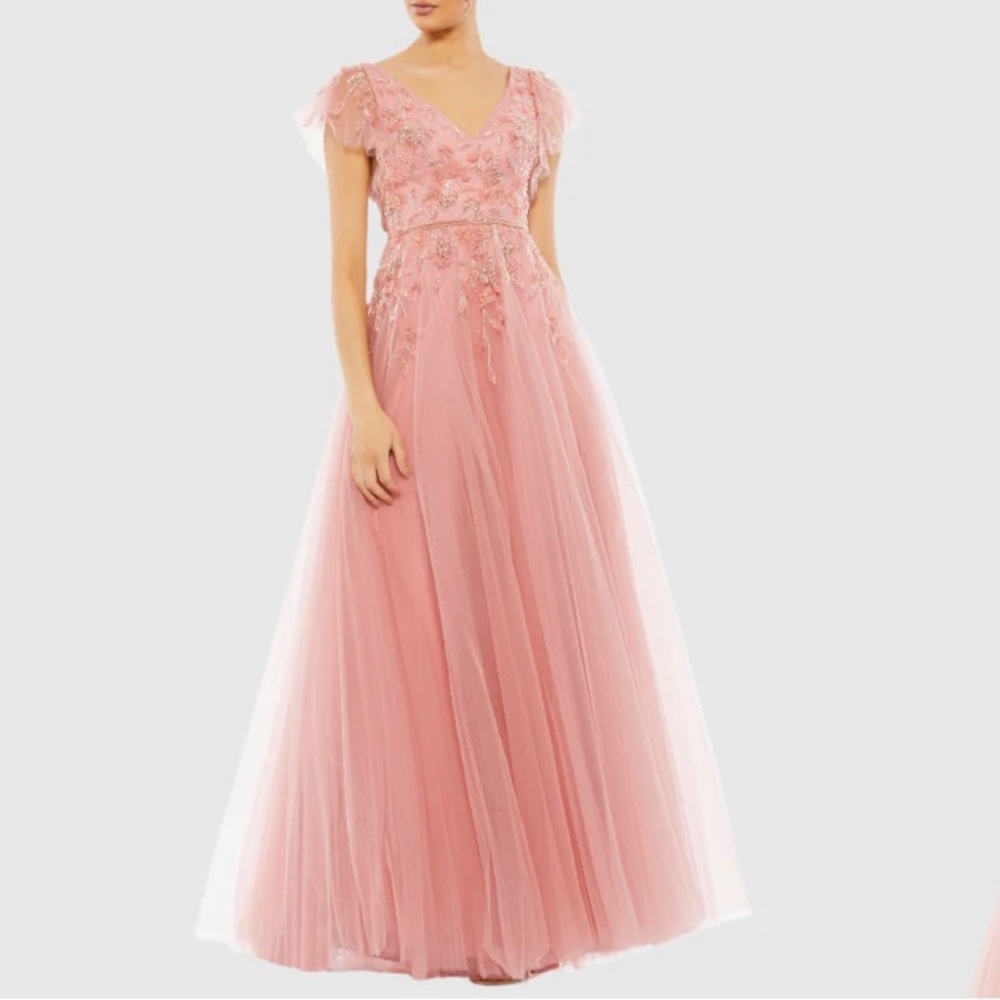 Mac Duggal V-neck Gown